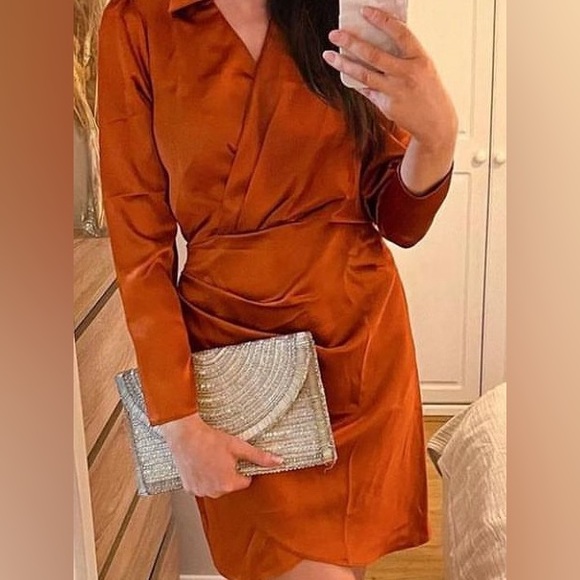 Vesper Sutton Rust long Sleeve Mini- never worn out. Brand new. - Picture 3 of 3